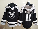 Raiders 11 Henry Ruggs III Black All Stitched Pullover Hoodie,baseball caps,new era cap wholesale,wholesale hats